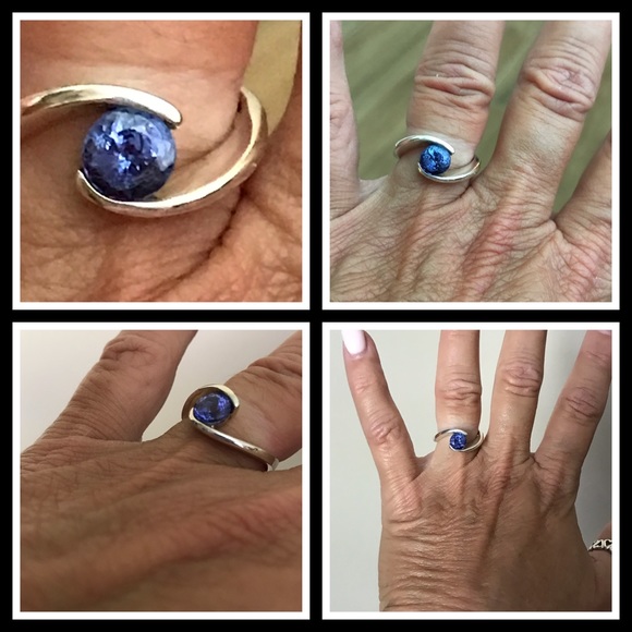 AMAZING Tanzanite Ring - Picture 2 of 8